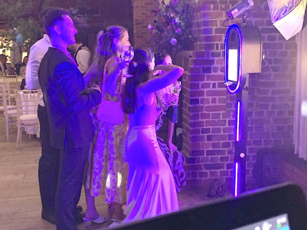 photo booth lainston house wedding
